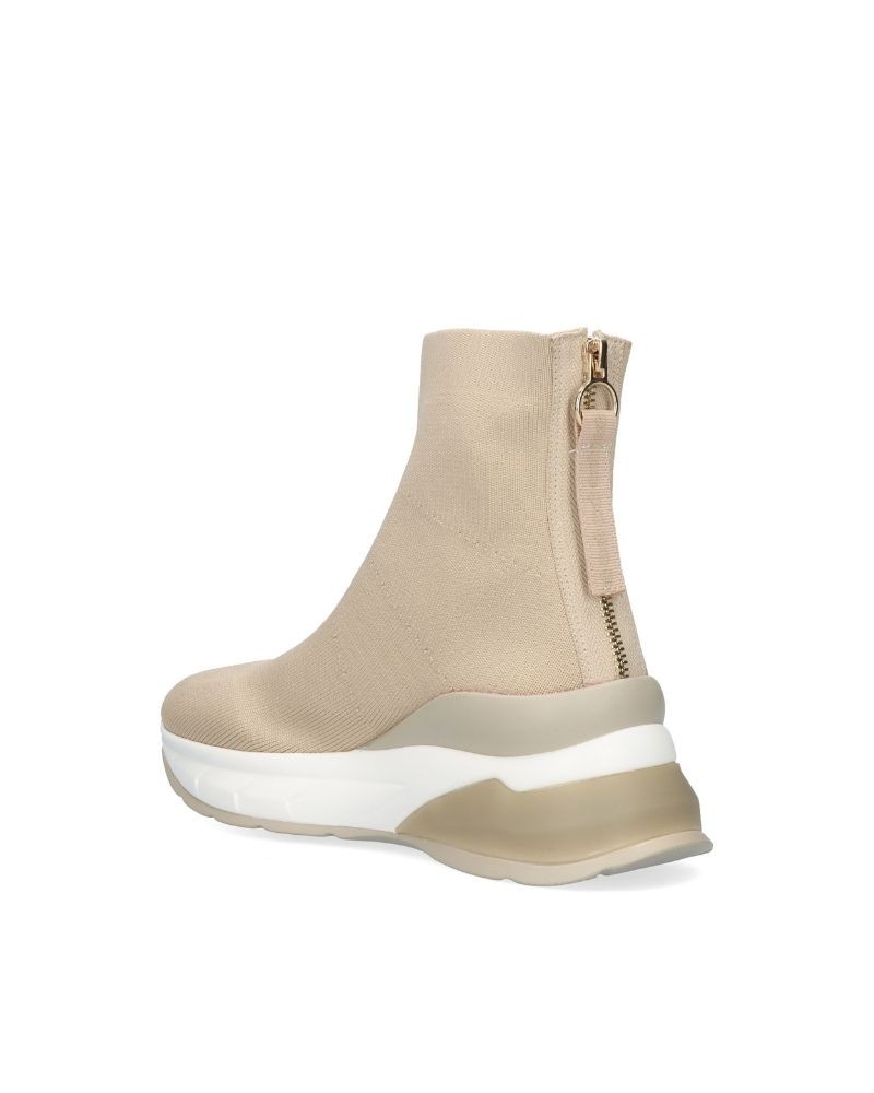 EXE Zapatillas Altas Mujer Beige 566 232EX34