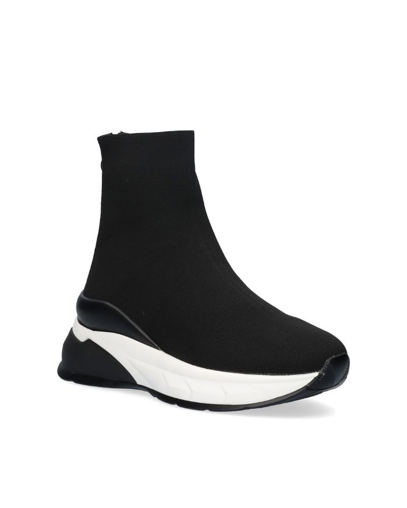Ténis altos femininos preto Exe