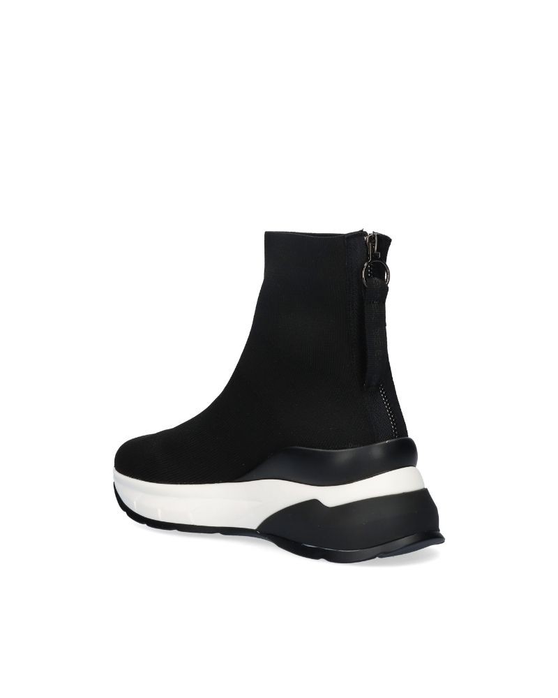 Ténis altos femininos preto Exe