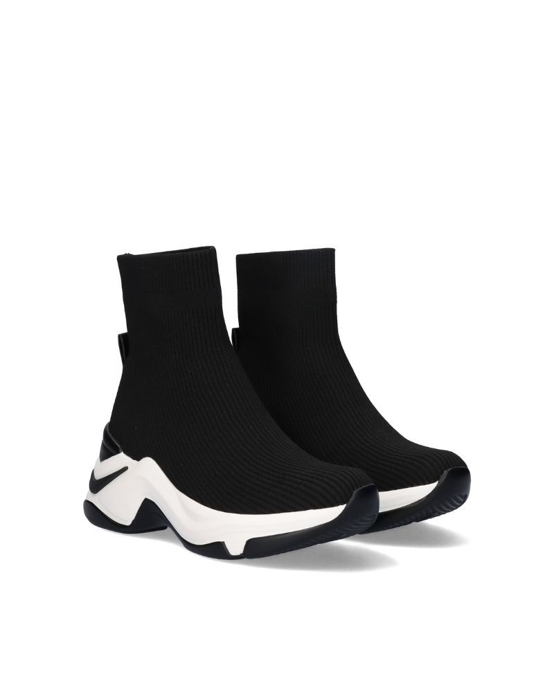 Zapatillas altas mujer negro Exe