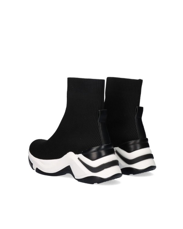 Zapatillas altas mujer negro Exe