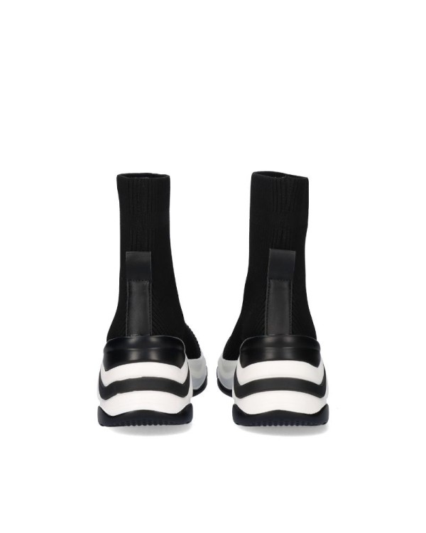 Zapatillas altas mujer negro Exe