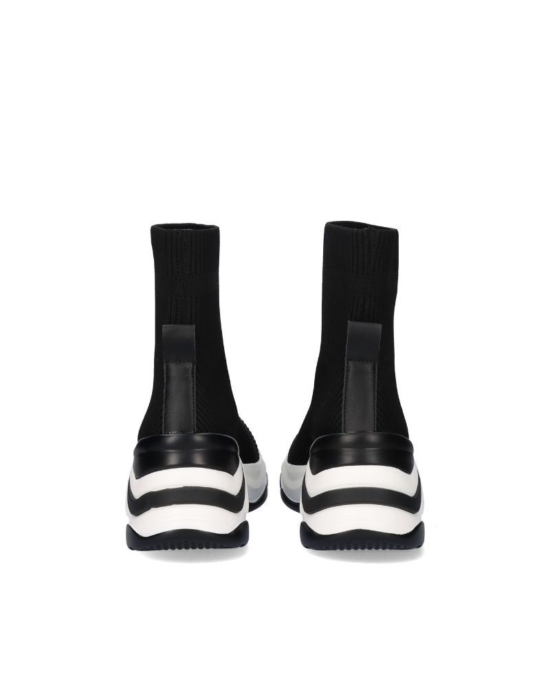 Sapatilhas altas mulher preto Exe
