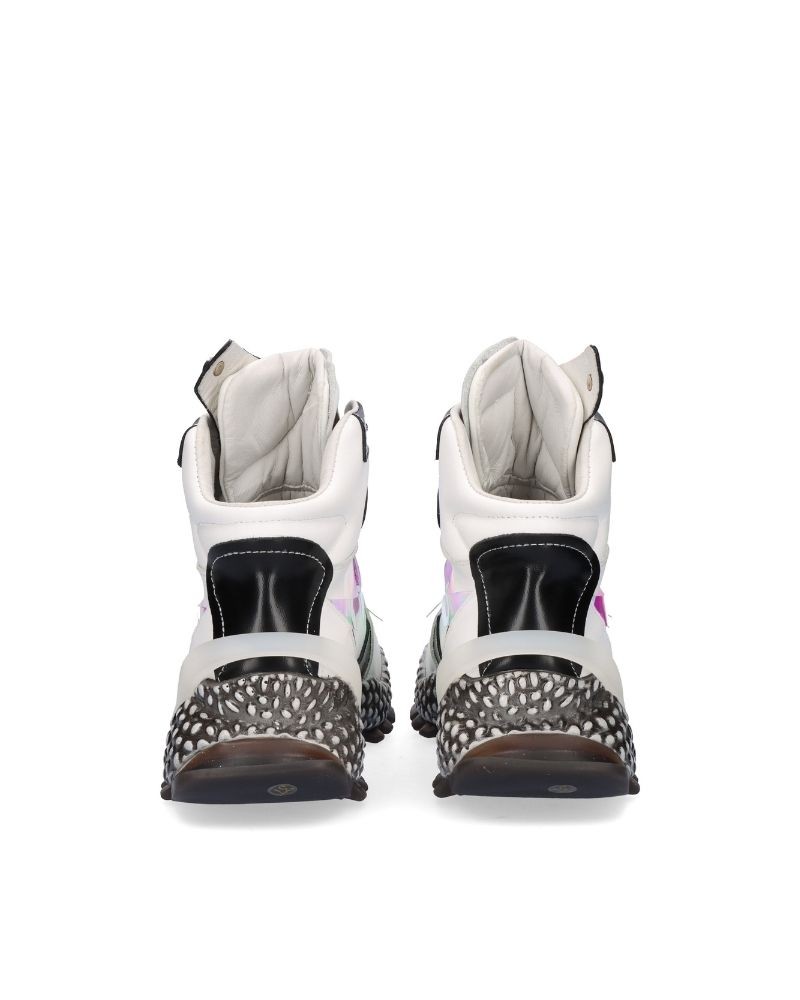 EXE Sapatilhas Altas Mulher Branco SY 672