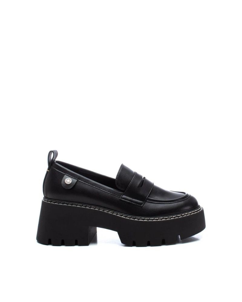 REFRESH Zapatos Mocasines Mujer Negro 172074