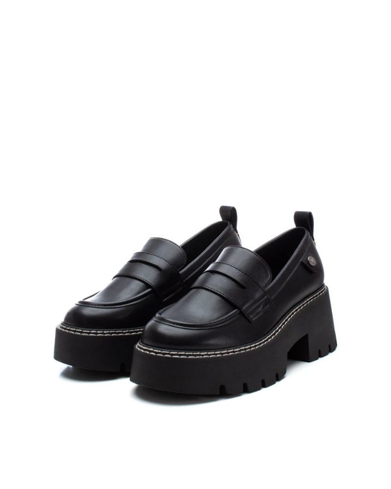 REFRESH Zapatos Mocasines Mujer Negro 172074
