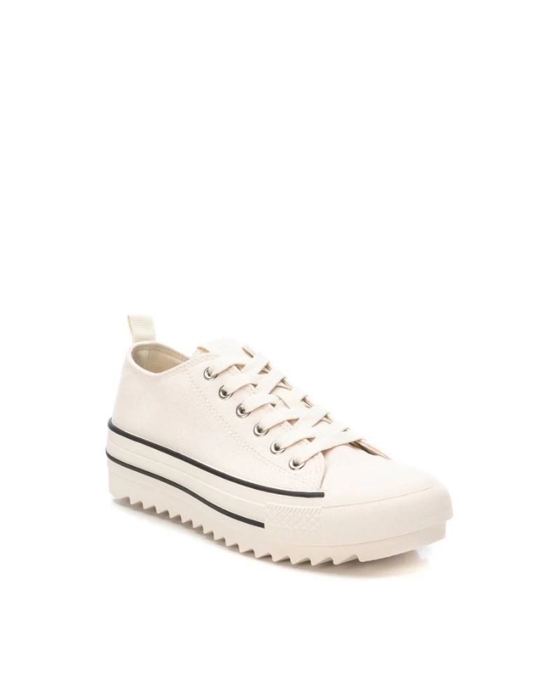 REFRESH Zapatillas Bajas Mujer Beige 172199