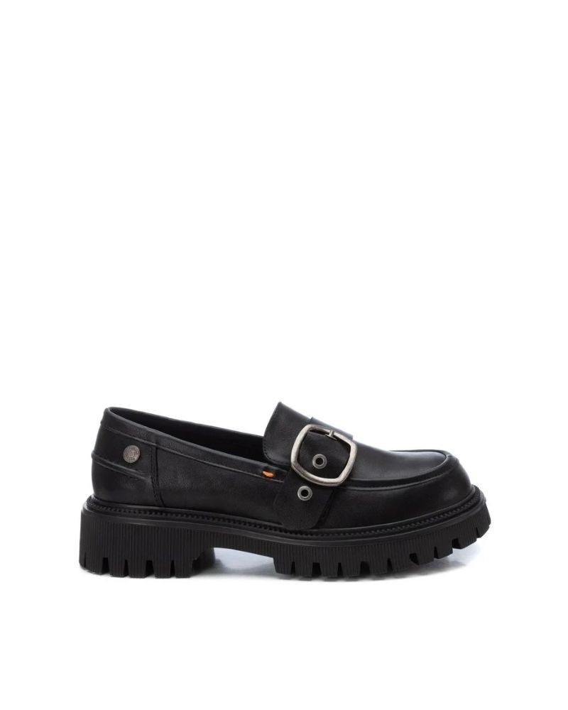 REFRESH Sapatos Mocassins Mulher Preto 172236