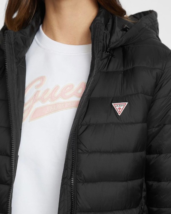 GUESS Abrigos Manga larga Mujer Negro W4YL00 WG922