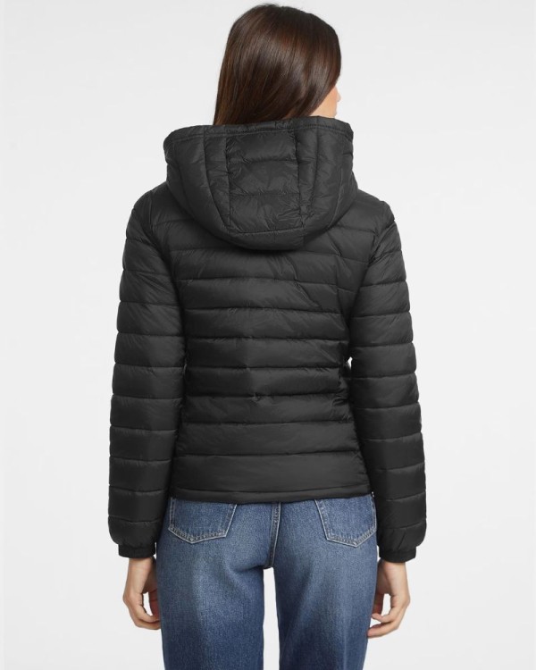 GUESS Abrigos Manga larga Mujer Negro W4YL00 WG922