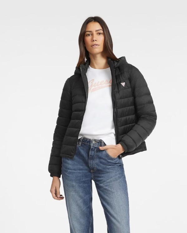 GUESS Abrigos Manga larga Mujer Negro W4YL00 WG922