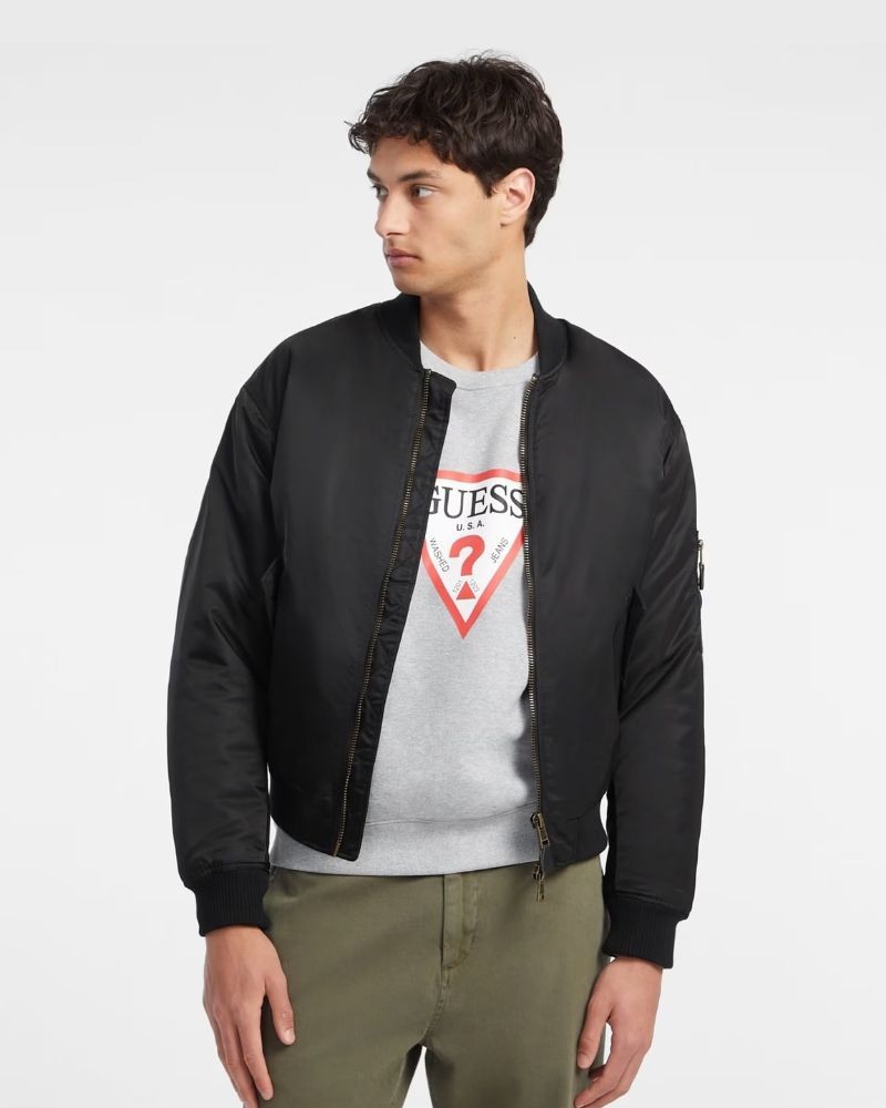 GUESS Casacos Manga comprida Homem Preto M4YL01 WG932
