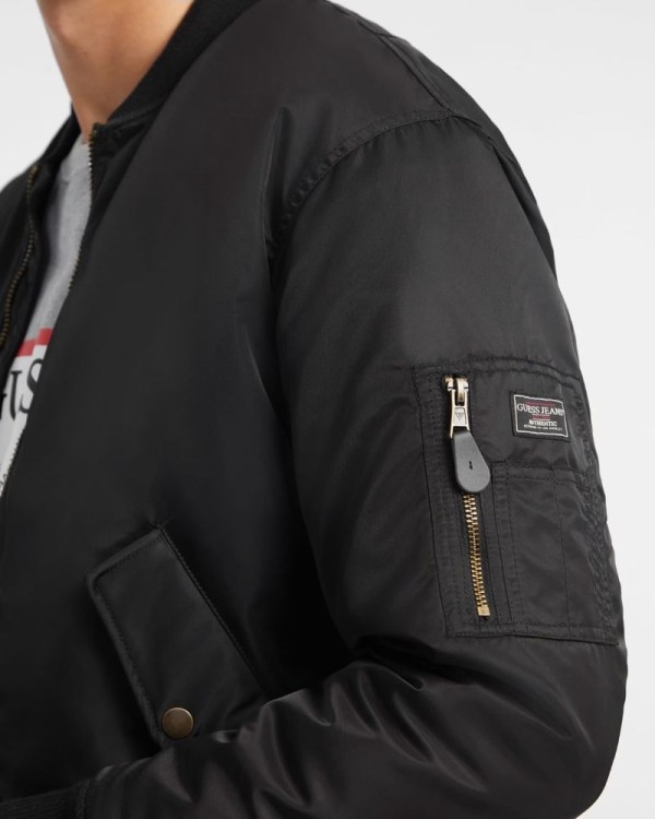GUESS Casacos Manga comprida Homem Preto M4YL01 WG932