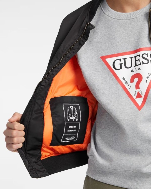 GUESS Casacos Manga comprida Homem Preto M4YL01 WG932