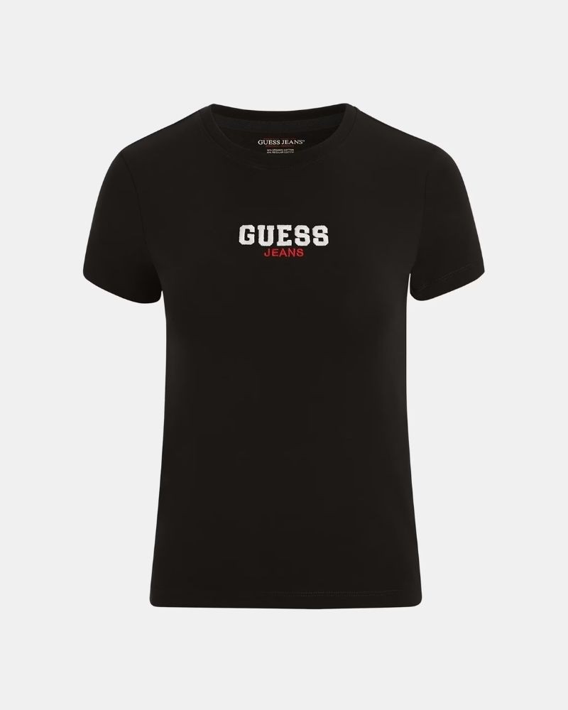 GUESS T-shirts Manga curta Mulher Preto W4YI64 KA0H1