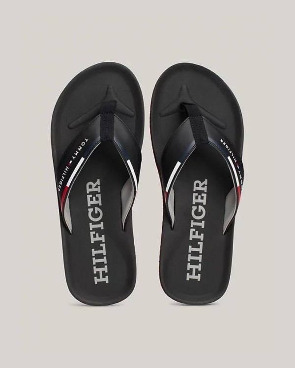 TOMMY HILFIGER Sandálias Chinelos Homem Preto FM0FM05096