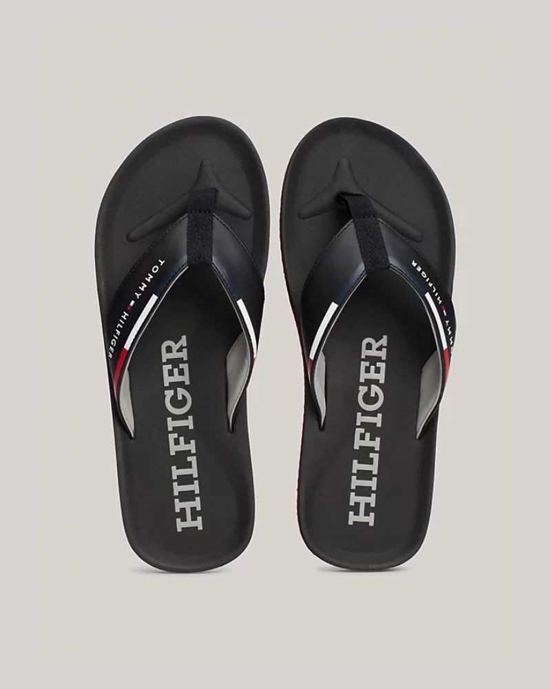 TOMMY HILFIGER Sandálias Chinelos Homem Preto FM0FM05096