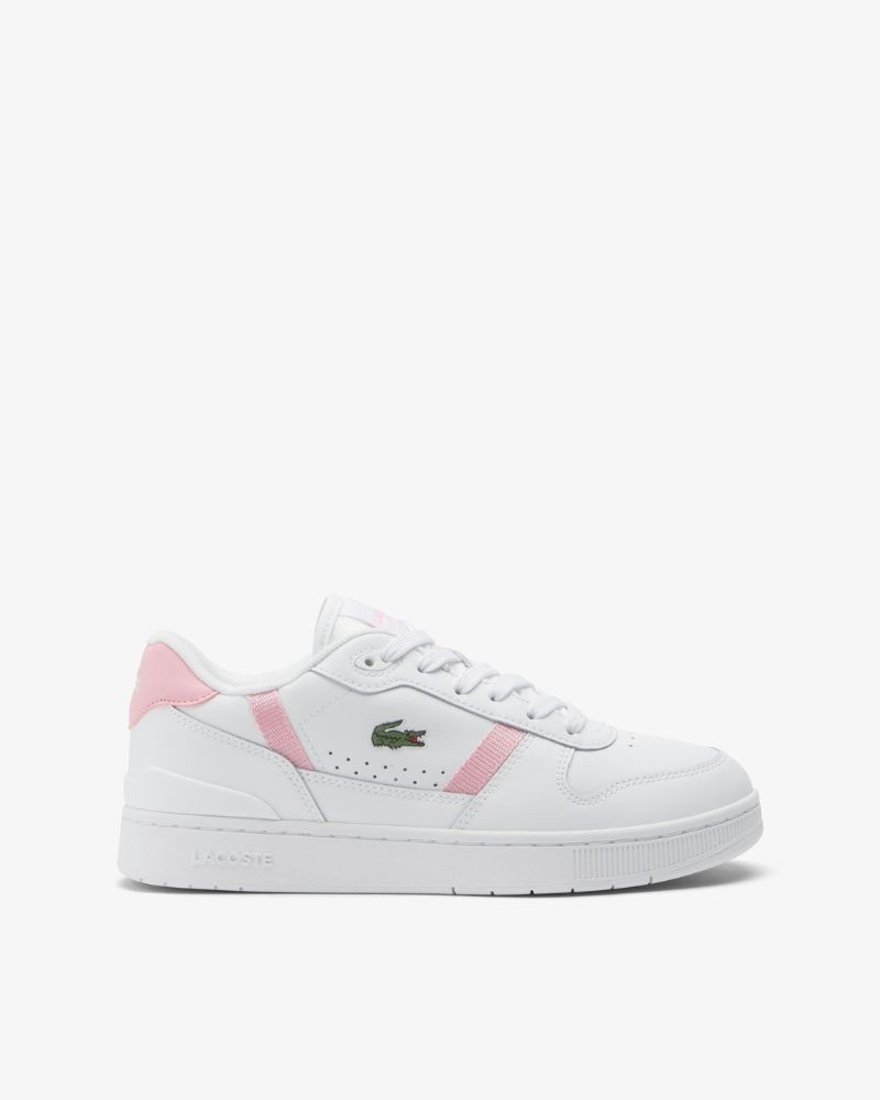 Zapatillas deportivas blancas mujer Lacoste T Clip, diseño casual y deportivo