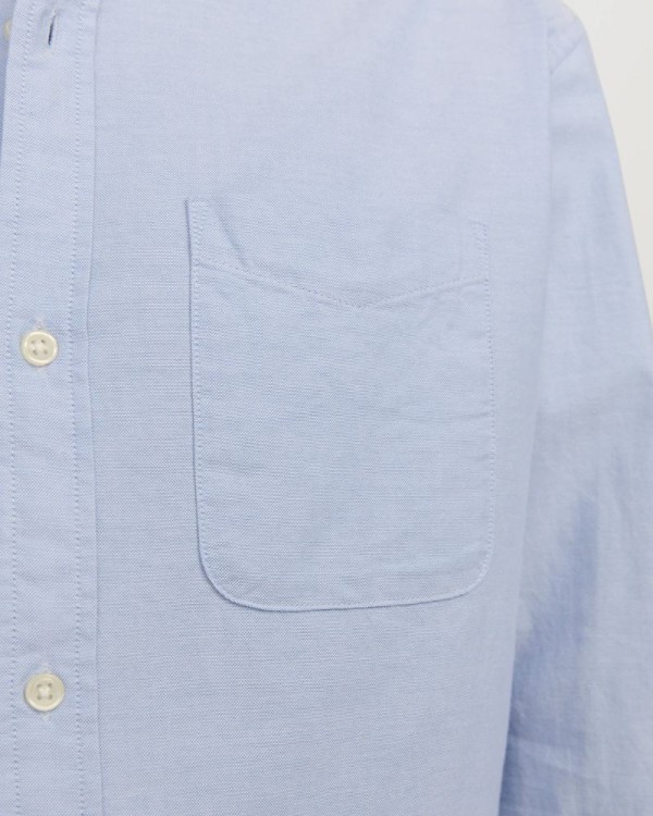 JACK AND JONES Camisas Manga larga Hombre Azul 12182486 OXFORD