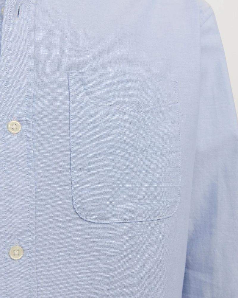 JACK AND JONES Camisas de Manga Comprida Homem Azul 12182486 OXFORD