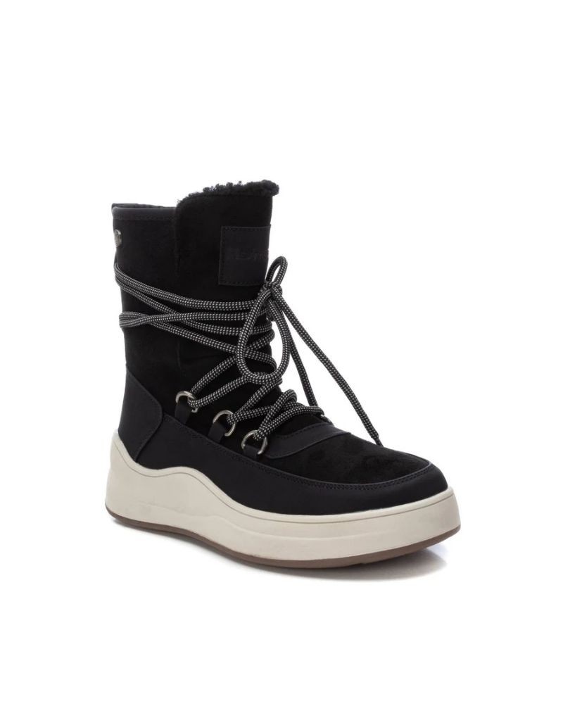 REFRESH Botins De pelo Mulher Preto 172119