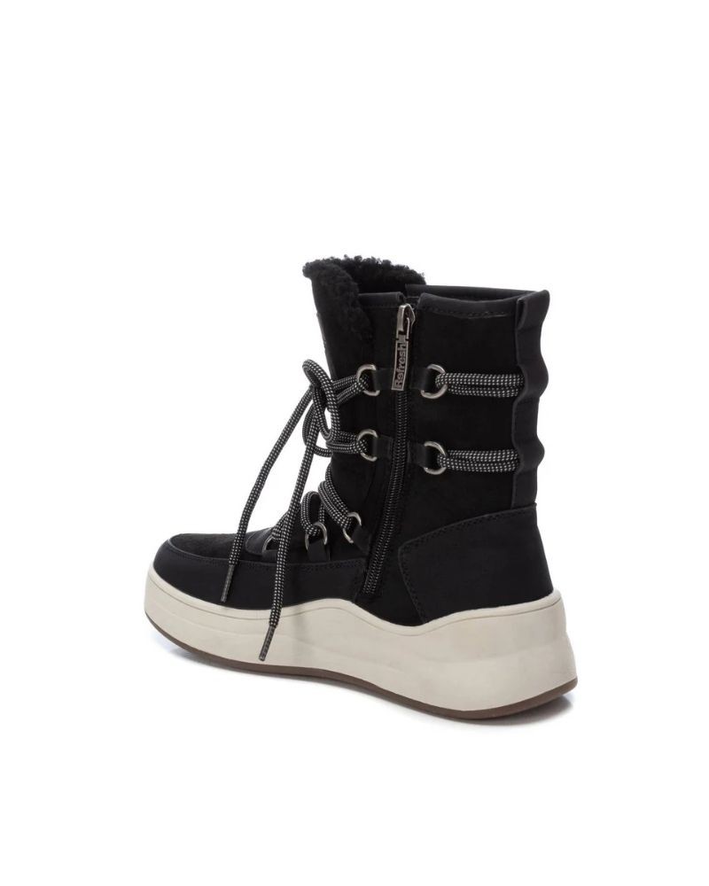 REFRESH Botins De pelo Mulher Preto 172119