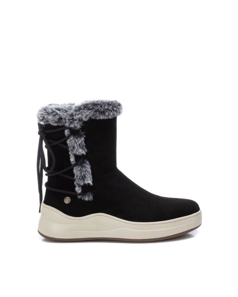 REFRESH Botins De pelo Mulher Preto 172117