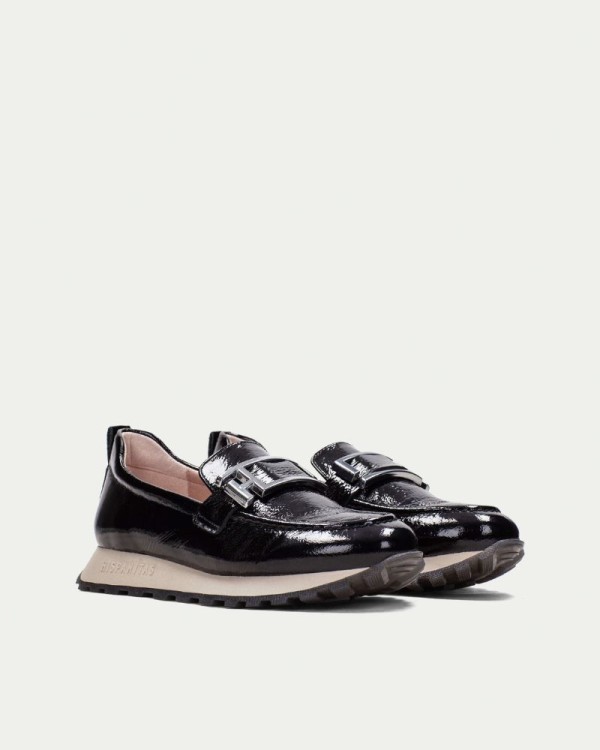 Zapatillas mujer negro Hispanitas clásicas