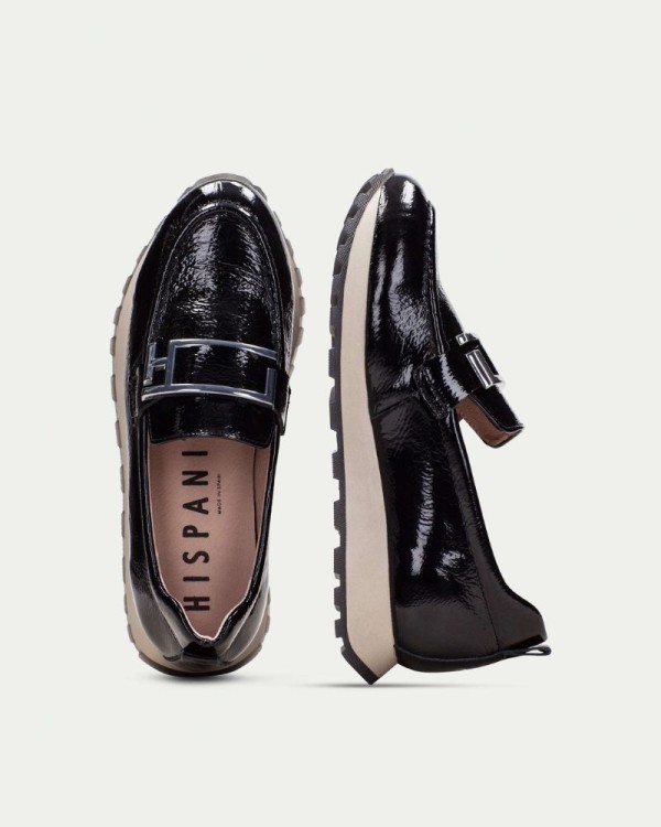 Zapatillas mujer negro Hispanitas clásicas