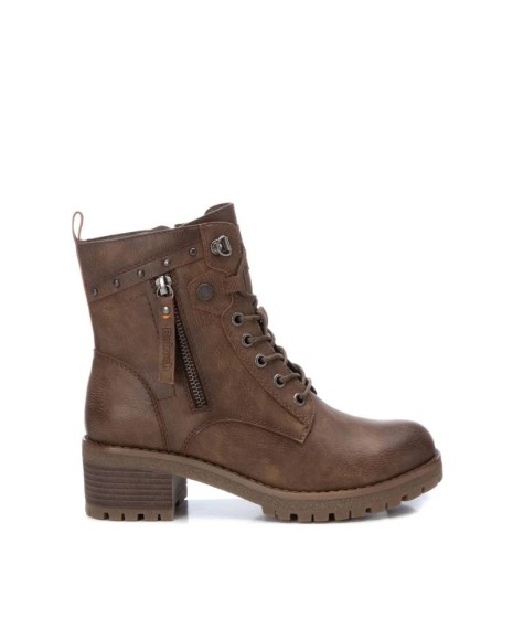 REFRESH Botines Militares Mujer Taupe 172241