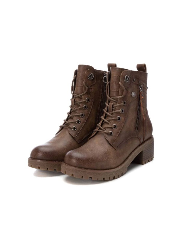 REFRESH Botines Militares Mujer Taupe 172241