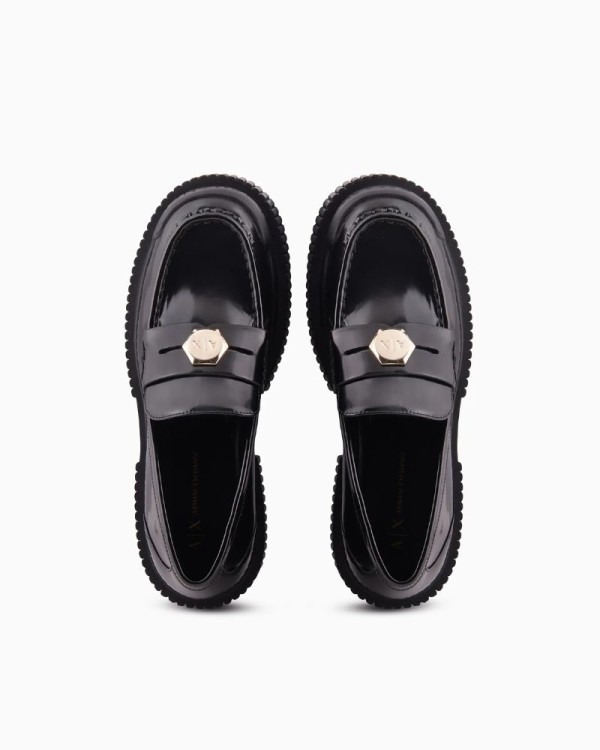 ARMANI EXCHANGE Zapatos Mocasines Mujer Negro XDA005 XV878