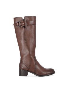 Botas altas femininas Chika castanhas