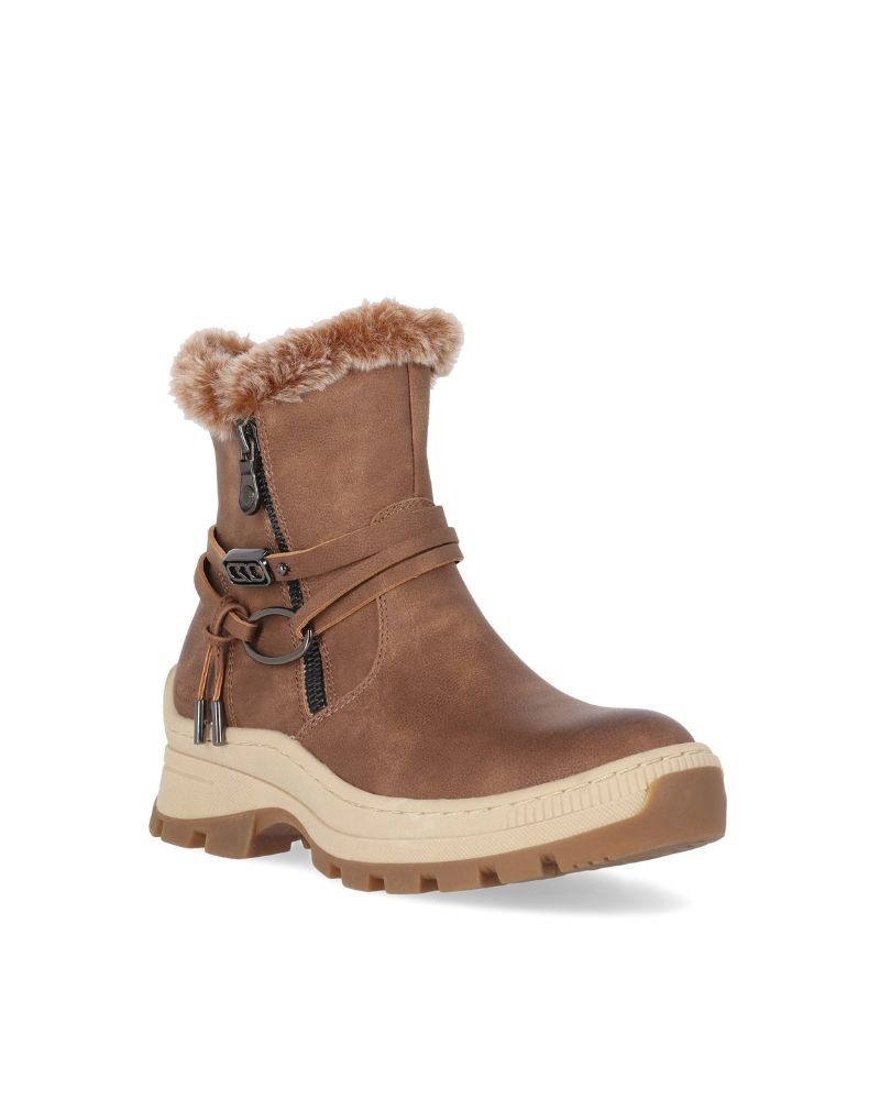 CHIKA 10 Botas Mulher Castanho GLITTER 01