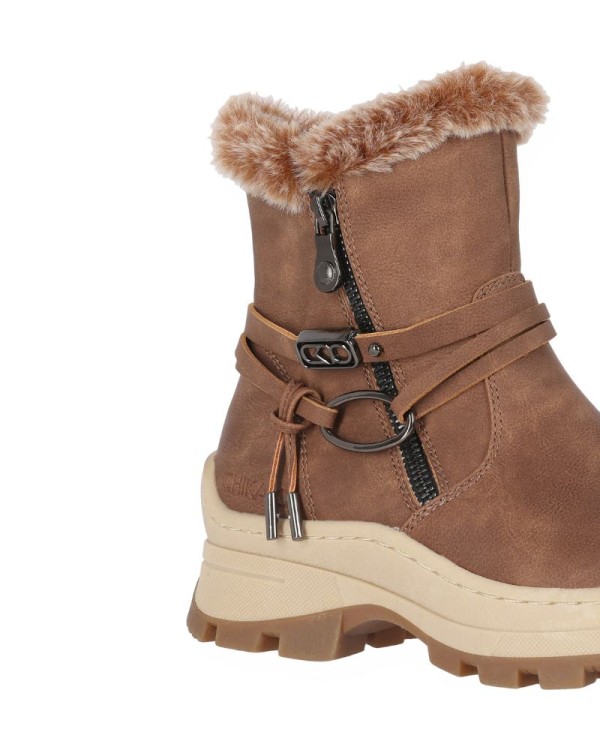 CHIKA 10 Botas Mulher Castanho GLITTER 01