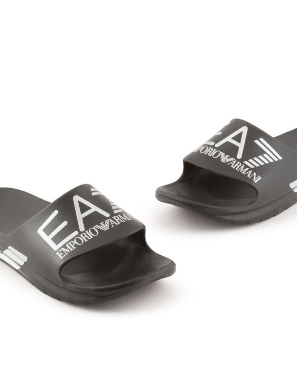  Sandalias Chancletas Hombre EA7 Negro XBP008 XK337