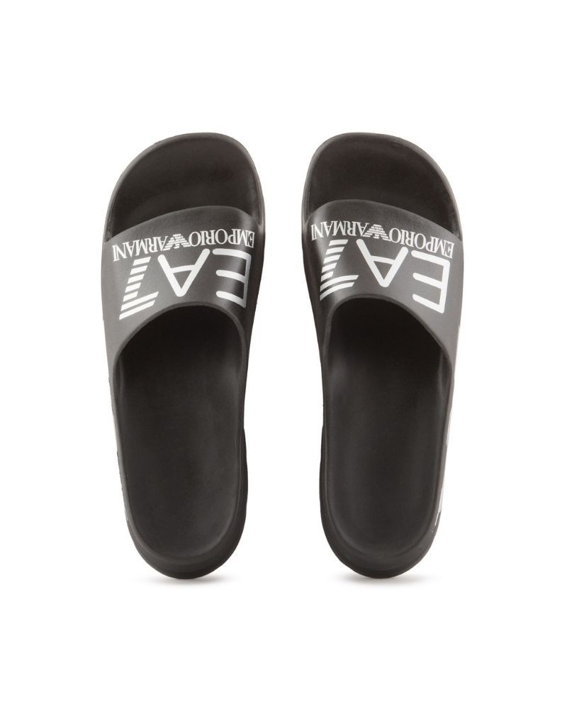  Sandalias Chancletas Hombre EA7 Negro XBP008 XK337