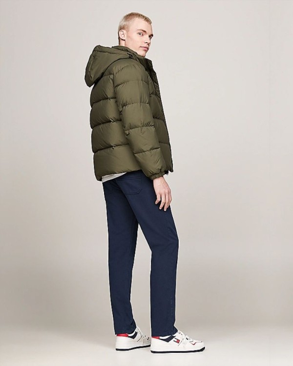 TOMMY HILFIGER Abrigos Manga larga Hombre Verde DM0DM19786