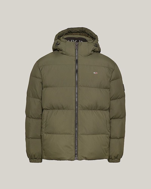 TOMMY HILFIGER Abrigos Manga larga Hombre Verde DM0DM19786