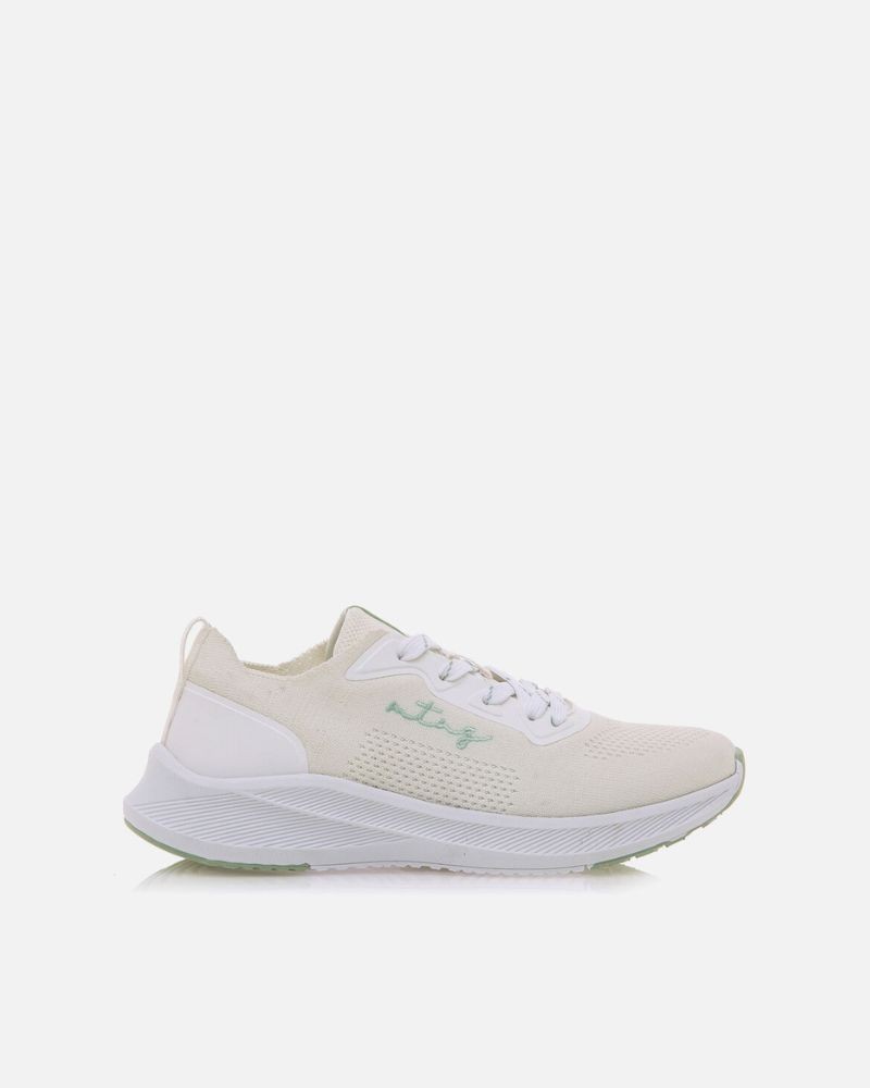 Zapatillas blancas de mujer Mustang Somo, diseño casual para el día a día