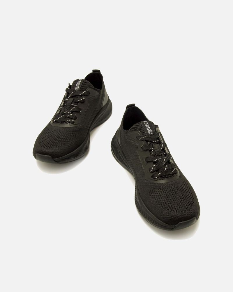 Sapatilhas casuais pretas mulher Mustang Somo ofertas Black Friday calçado