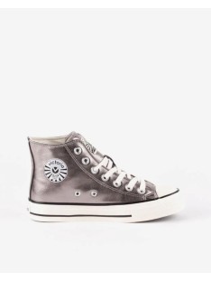 VICTORIA Zapatillas Altas Mujer Plata 1057106 Made In Spain.