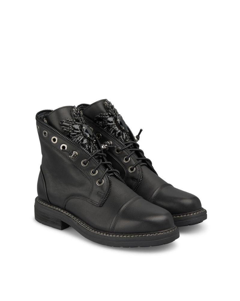 ALMA EN PENA Botas Militares Mulher Preto I240750
