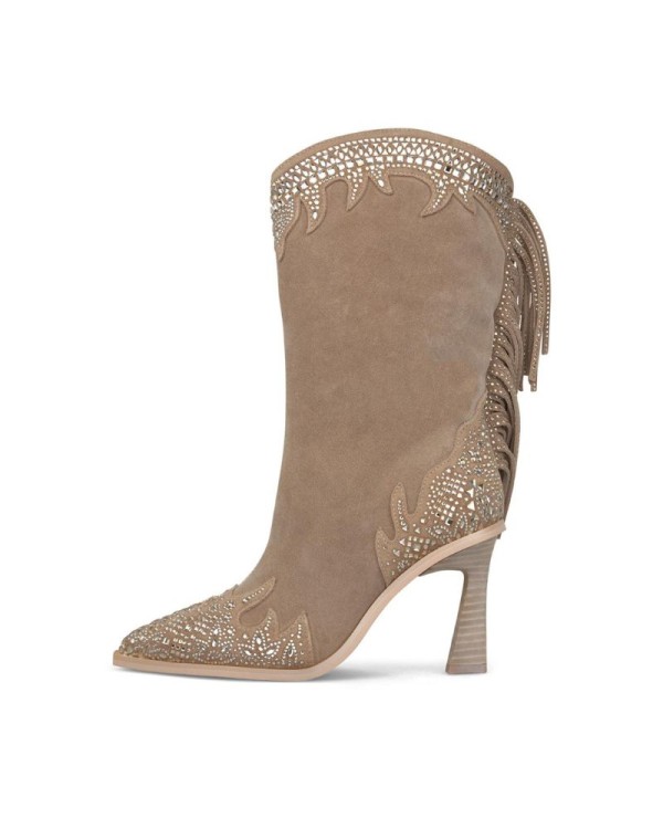 Botas bege Alma en Pena para mulher