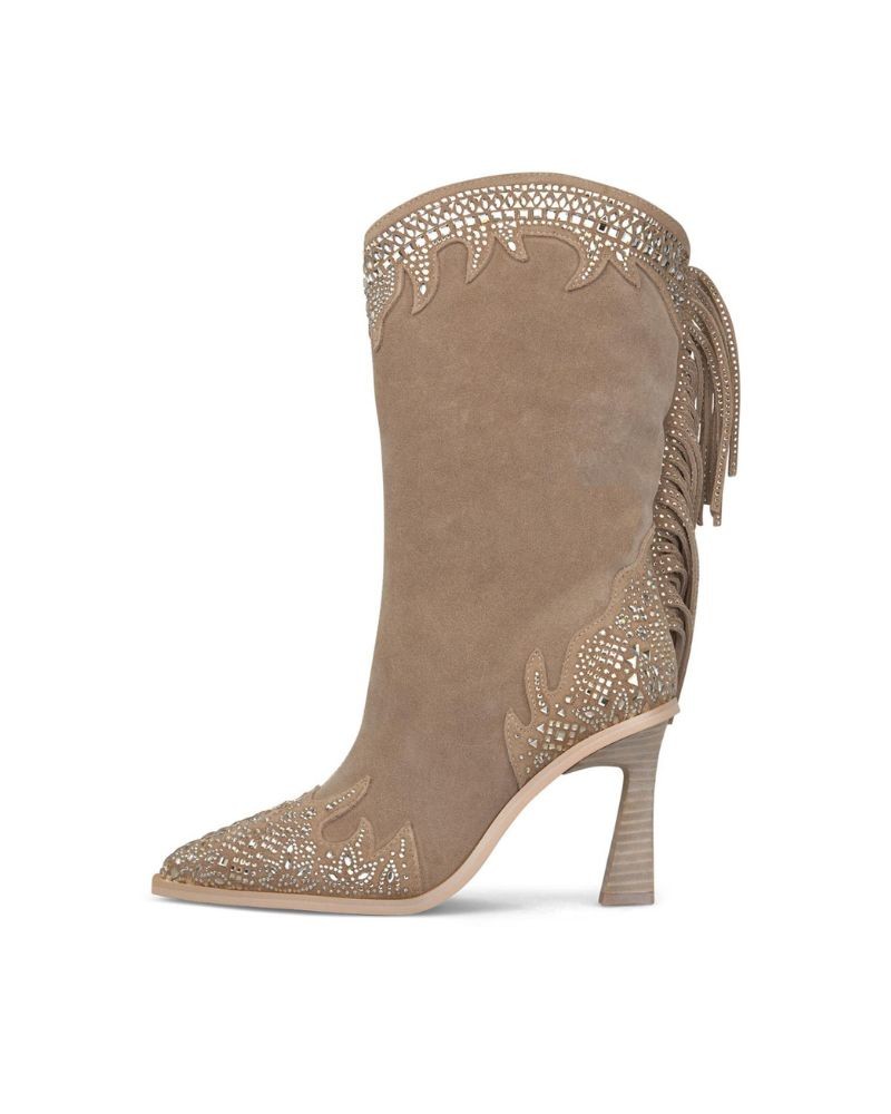 Botas bege Alma en Pena para mulher