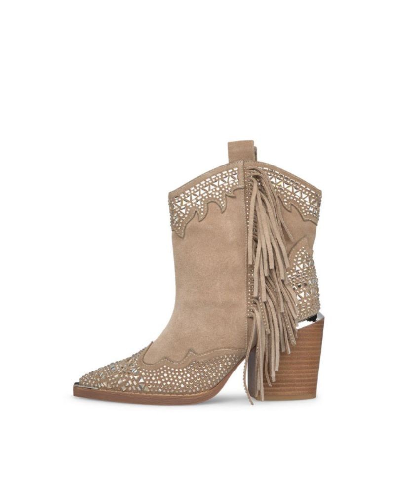 ALMA EN PENA Botas Cowboy Mulher Bege I240510