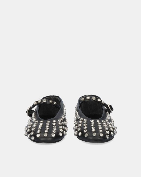 EXE Zapatos Bailarinas Mujer Negro M15 01