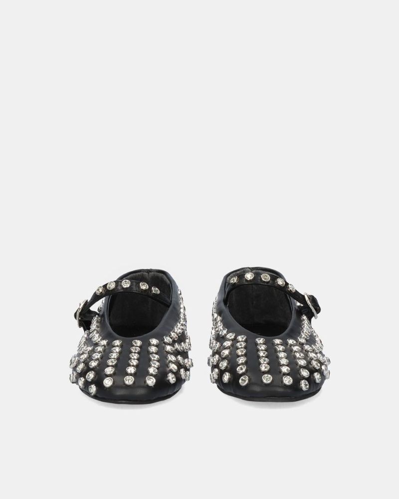 EXE Sapatos Bailarinas Mulher Preto M15 01