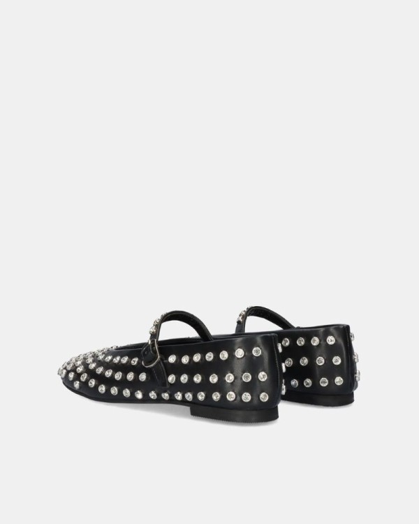 EXE Zapatos Bailarinas Mujer Negro M15 01