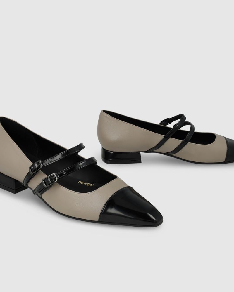 LODI Zapatos Bailarinas Mujer Taupe BRO4982